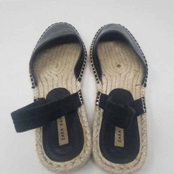 ZARA Basics Sandal. Black. Size 39. From Zara Basic Collection. - Picture 11 of 15